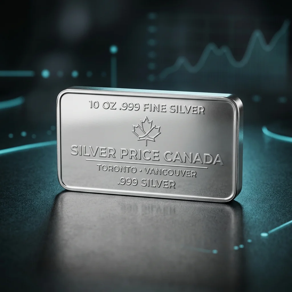 10 oz silver bullion bar, 99.9% fine silver, assayed and stamped